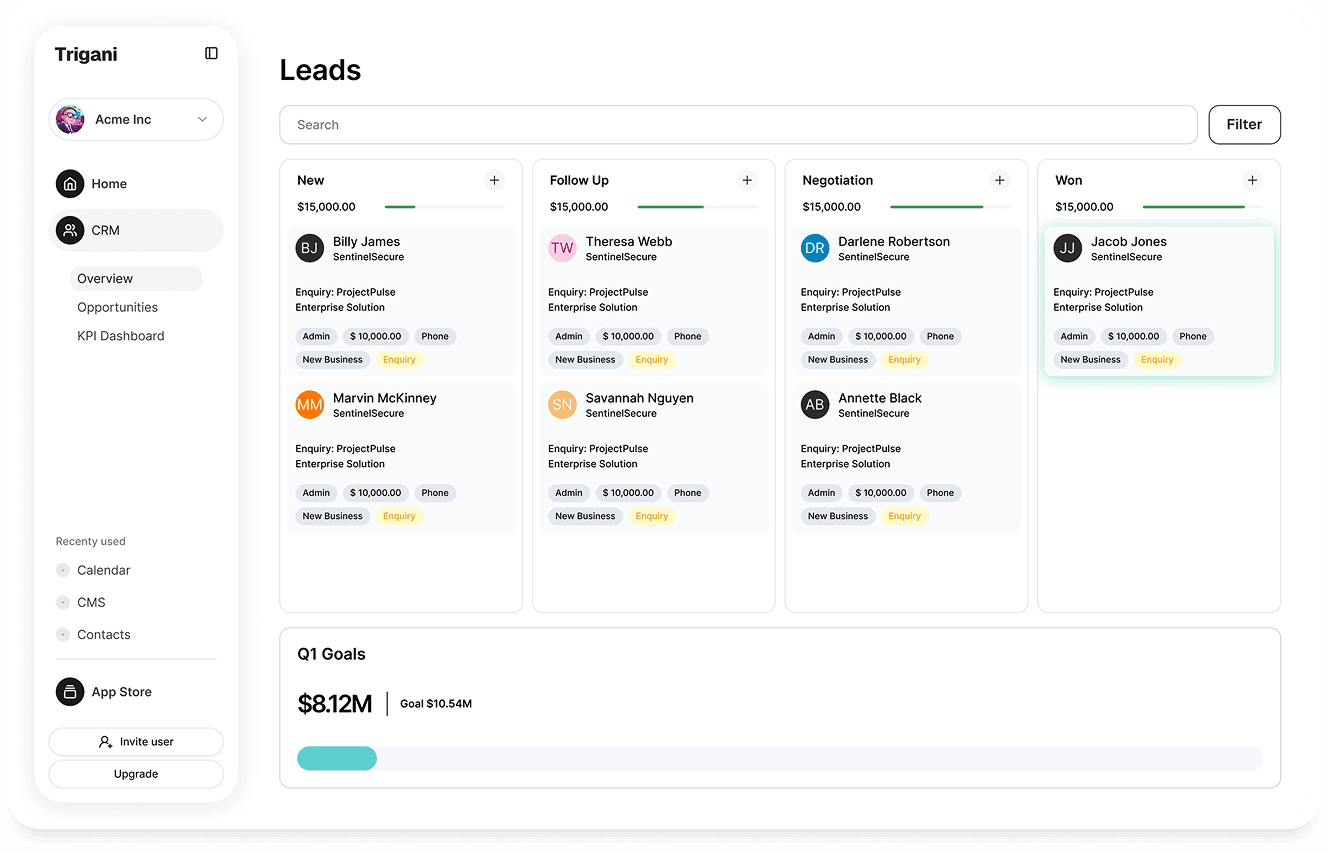 Close more deals with a CRM that automates like magic