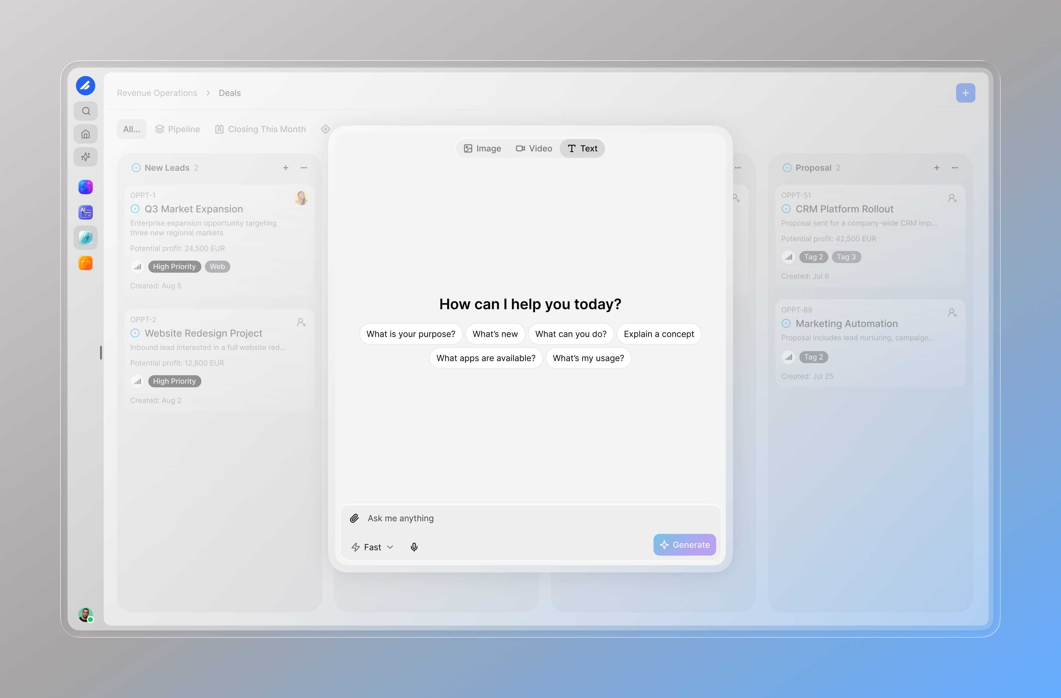 Sell smarter with AI assistance